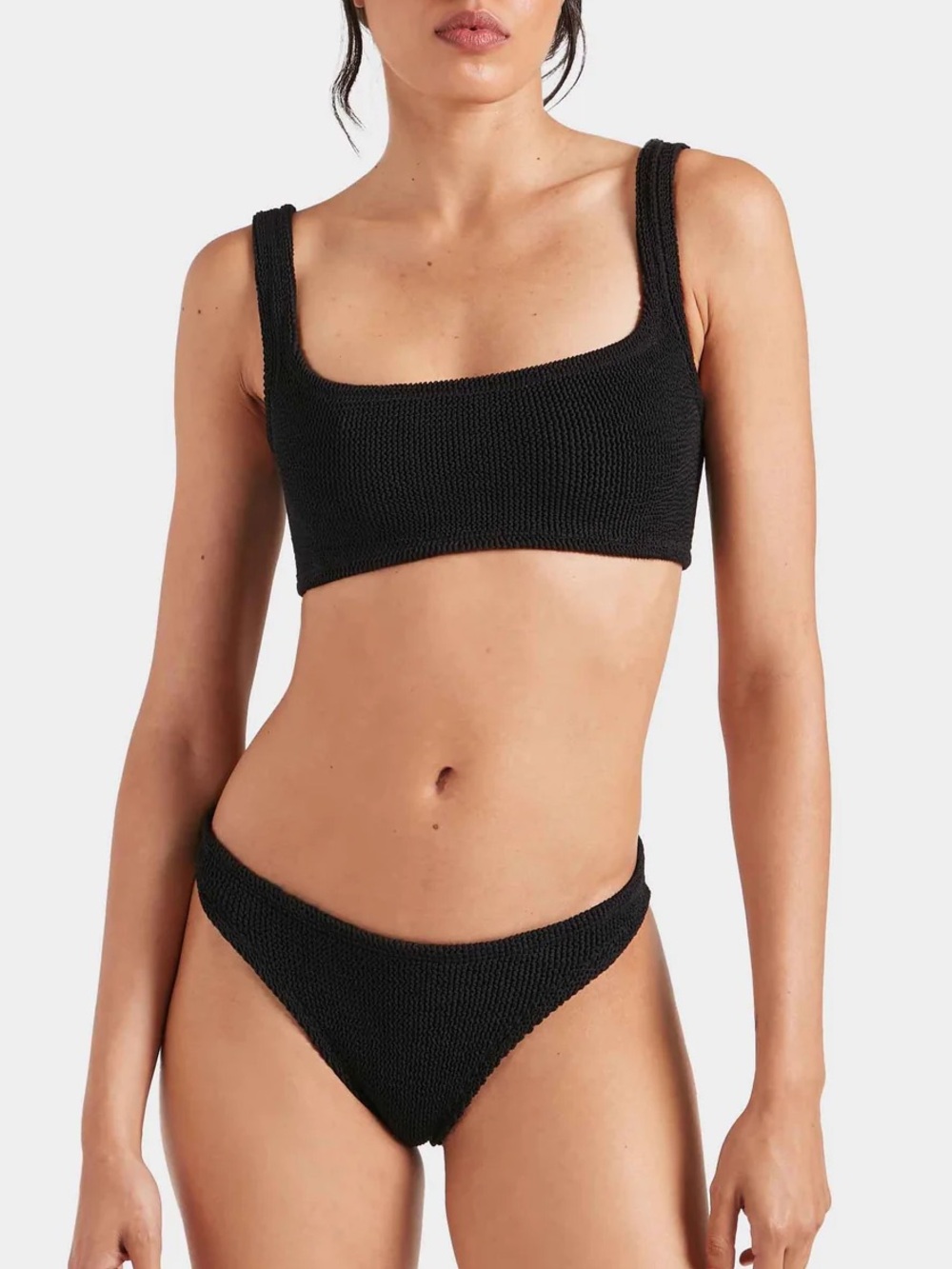 HUNZA G Xandra Bikini in Black